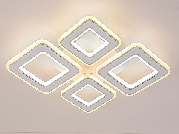 Светильник My Light LED 196W с пультом управления квадраты Светильник My Light LED 196W с пультом управления квадраты