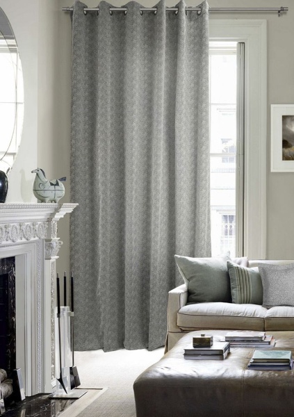 Штора на люверсах 200х260 см Мартина цвет черно-белый Штора на люверсах 200х260 см Мартина цвет черно-белый