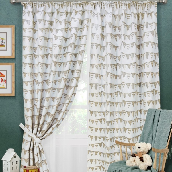 Комплект штор на тесьме "Hampton - S" 2 шторы 136х270 тюль 450х270 Комплект штор на тесьме "Hampton - S" 2 шторы 136х270 тюль 450х270