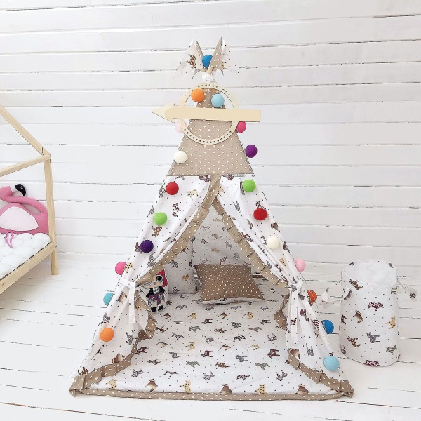 Вигвам для детей 'Веселые Лошадки' Вигвам для детей 'Веселые Лошадки'