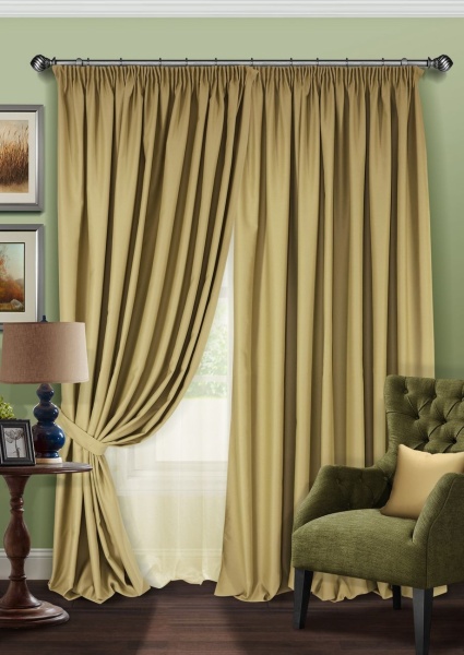 Комплект штор Блэкаут "Blackout-SH" 2 шт 220х280/500х280 светло зеленый Комплект штор Блэкаут "Blackout-SH" 2 шт 220х280/500х280 светло зеленый