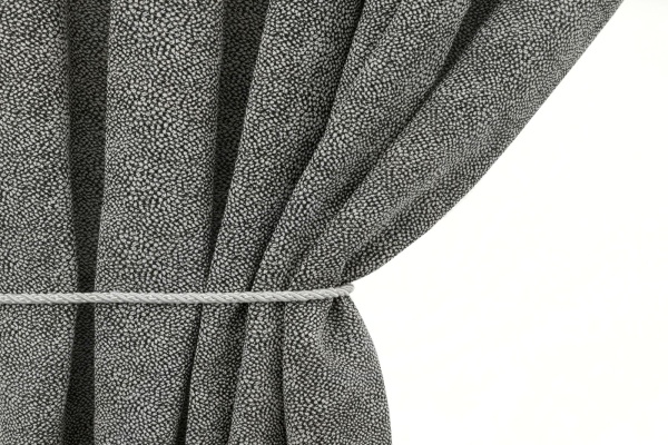 Штора на люверсах 200х260 см Мартина цвет черно-белый Штора на люверсах 200х260 см Мартина цвет черно-белый