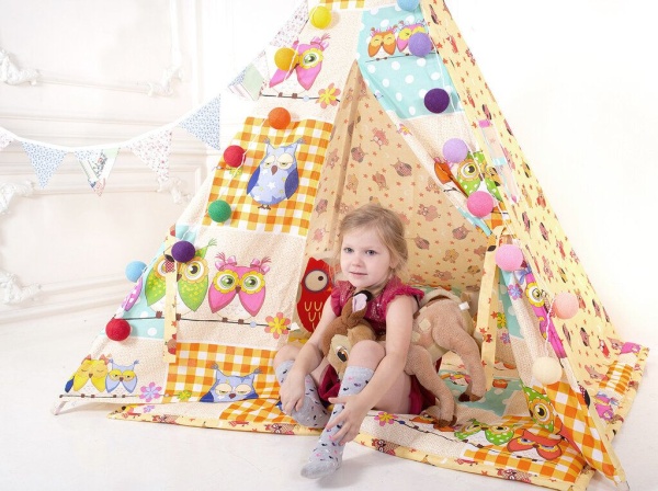 Вигвам для детей 'Солнечные совы' Вигвам для детей 'Солнечные совы'