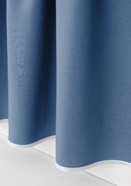 Комплект Шторы-кафе "Helena" 65х60 см, 2 шт., цвет Голубой Комплект Шторы-кафе "Helena" 65х60 см, 2 шт., цвет Голубой