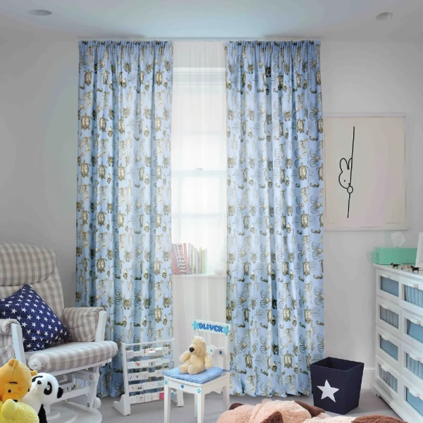 Комплект штор на тесьме "Бриз" 160х270/300х270 цвет голубой Комплект штор на тесьме "Бриз" 160х270/300х270 цвет голубой