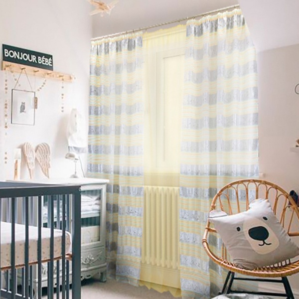 Комплект штор для детской "Мишки" 140х270/300х270 Комплект штор для детской "Мишки" 140х270/300х270