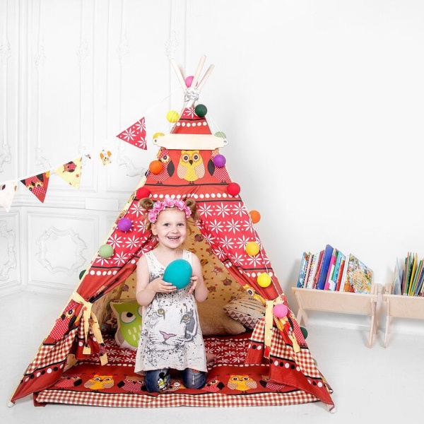 Вигвам для детей 'Совы' Вигвам для детей 'Совы'