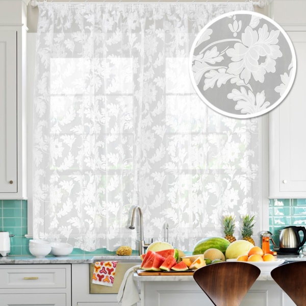 Тюль на тесьме 175х265 см Gardenia - K Тюль на тесьме 175х265 см Gardenia - K