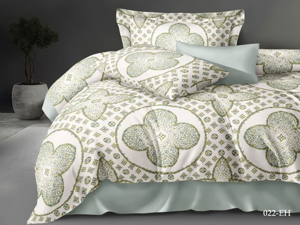 Cleo сатин реактивный "Perfecto" евро 200*220 серый Cleo сатин реактивный "Perfecto" евро 200*220 серый