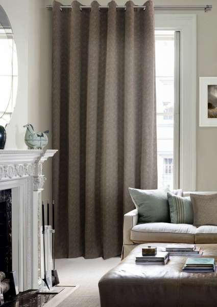 Штора на люверсах 200х260 см Мартина цвет черно-бежевый Штора на люверсах 200х260 см Мартина цвет черно-бежевый