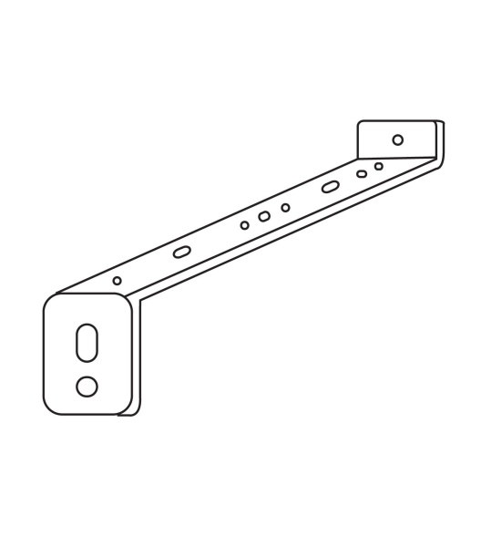Кронштейн настенный, двухрядный Кронштейн настенный, двухрядный