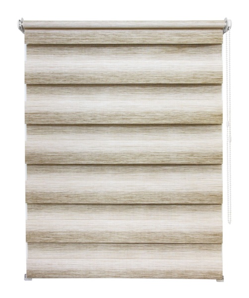 Рулонные шторы день ночь УЮТ Рафаэло цвет темно-бежевый Рулонные шторы день ночь УЮТ Рафаэло цвет темно-бежевый