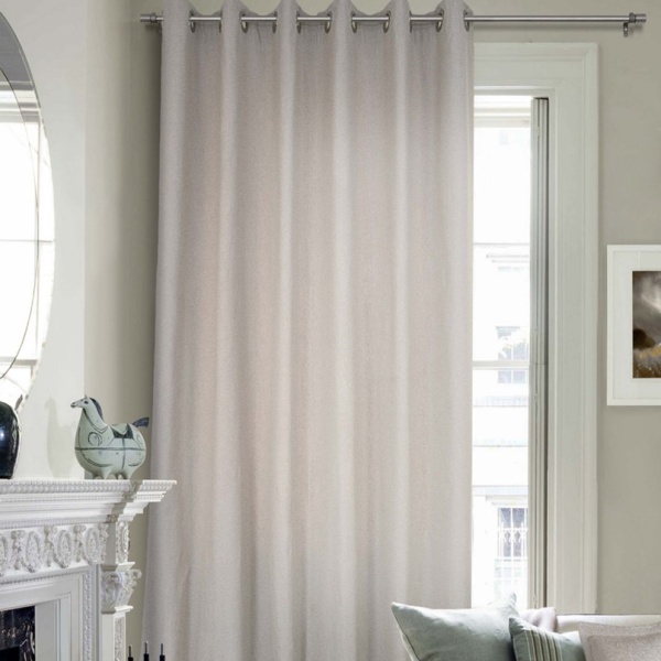 Штора на люверсах "Клер" 200х260 цвет крем Штора на люверсах "Клер" 200х260 цвет крем