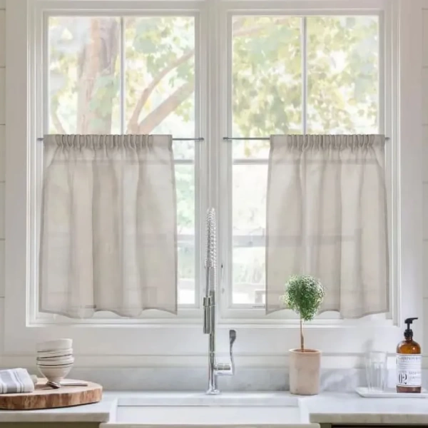 Карниз-кафе, Хром 40-60 см Карниз-кафе, Хром 40-60 см