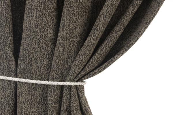 Штора на люверсах 200х260 см Ливит цвет черно-бежевый Штора на люверсах 200х260 см Ливит цвет черно-бежевый