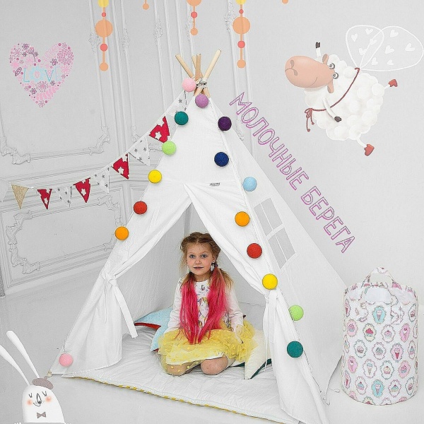 Вигвам для детей 'Молочные берега' Вигвам для детей 'Молочные берега'