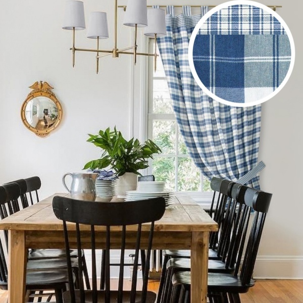 Штора на петлях "Cottage A" 140х191 Штора на петлях "Cottage A" 140х191