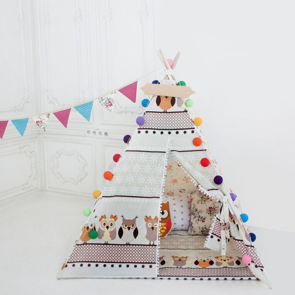 Вигвам для детей 'Полярная сова' Вигвам для детей 'Полярная сова'