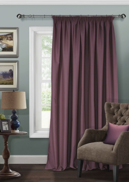 Штора на тесьме Блэкаут "Blackout-S" 200х300 фиолетовый Штора на тесьме Блэкаут "Blackout-S" 200х300 фиолетовый