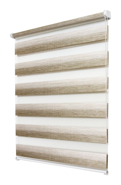 Рулонные шторы день ночь УЮТ Рафаэло цвет темно-бежевый Рулонные шторы день ночь УЮТ Рафаэло цвет темно-бежевый