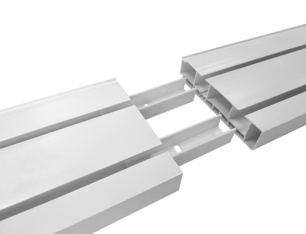 Карниз потолочный Эконом СОСТАВНОЙ, 2-х рядный Карниз потолочный Эконом СОСТАВНОЙ, 2-х рядный