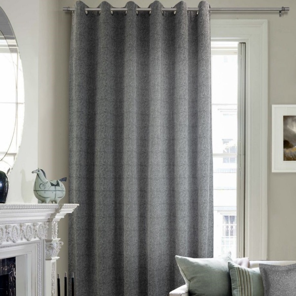 Штора на люверсах 200х260 см Ливит цвет темно-серый Штора на люверсах 200х260 см Ливит цвет темно-серый