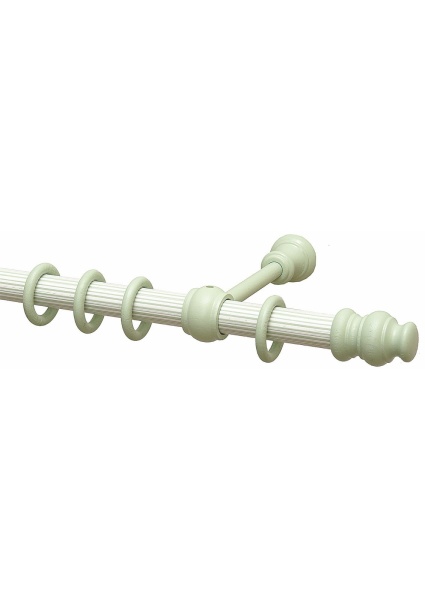 Карниз Марилена однорядный (ДЕРЕВО), батист светло-зеленый, 150 см Карниз Марилена однорядный (ДЕРЕВО), батист светло-зеленый, 150 см