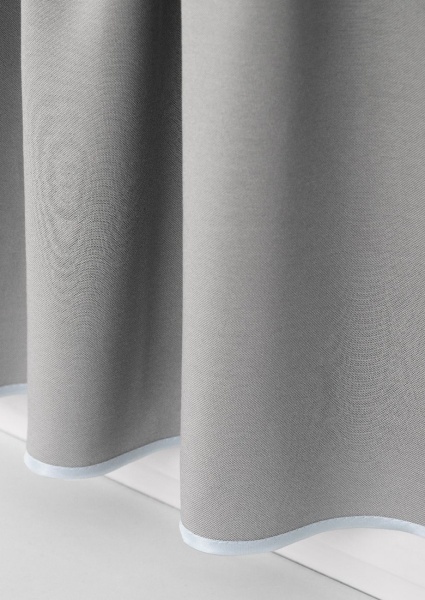 Комплект Шторы-кафе "Helena" 65х60 см, 2 шт., цвет Светло-серый Комплект Шторы-кафе "Helena" 65х60 см, 2 шт., цвет Светло-серый