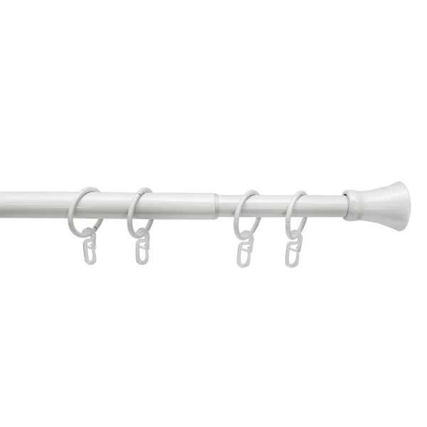 Карниз телескопический однорядный, металл, Гиро, Жемчуг, 160-320см Карниз телескопический однорядный, металл, Гиро, Жемчуг, 160-320см