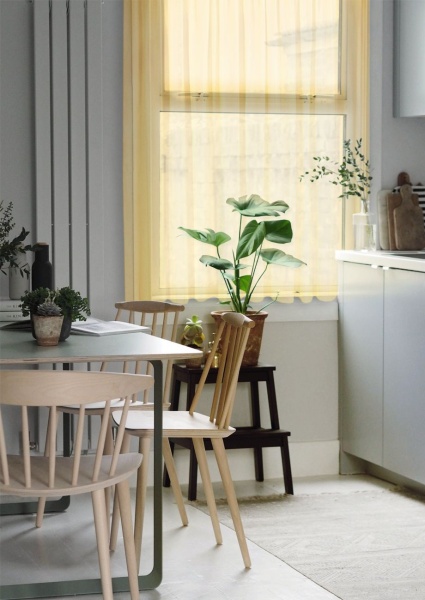 Тюль на тесьме "Миа" 140х150 желтый Тюль на тесьме "Миа" 140х150 желтый