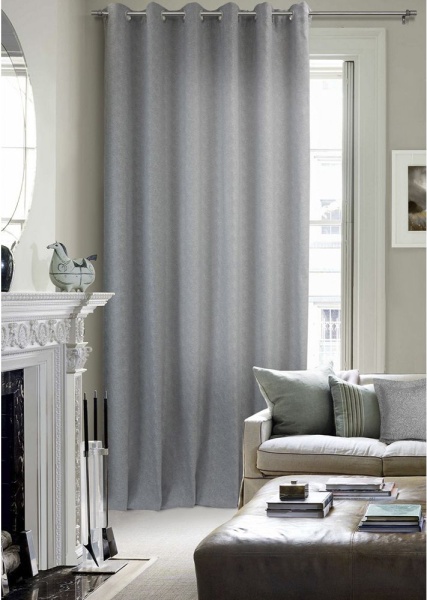 Штора на люверсах 200х260 см Мартина цвет серо-белый Штора на люверсах 200х260 см Мартина цвет серо-белый