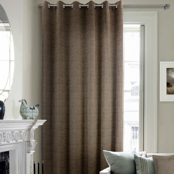 Штора на люверсах 200х260 см Ливит цвет черно-бежевый Штора на люверсах 200х260 см Ливит цвет черно-бежевый