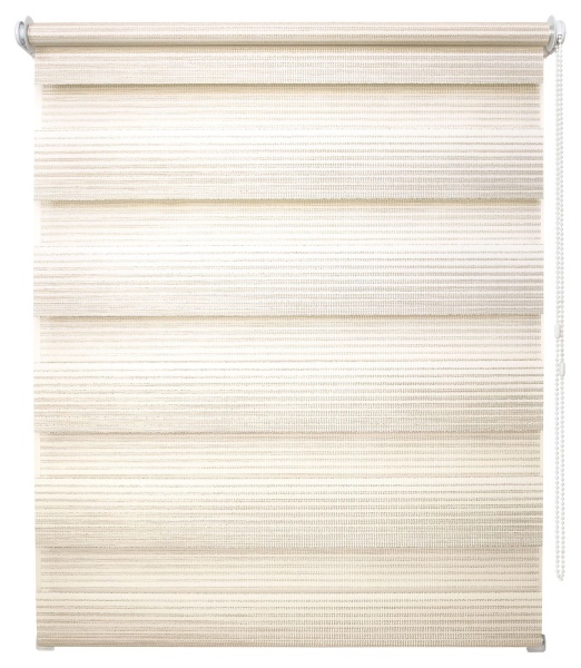 Рулонные шторы день ночь УЮТ Люрекс цвет кремовый Рулонные шторы день ночь УЮТ Люрекс цвет кремовый