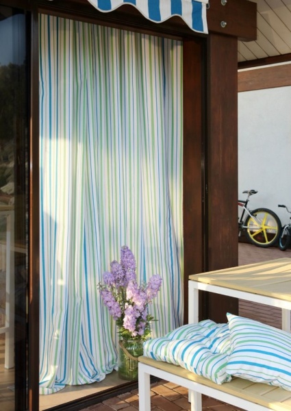 Штора на люверсах, "Sky Rain" 136х270 Штора на люверсах, "Sky Rain" 136х270