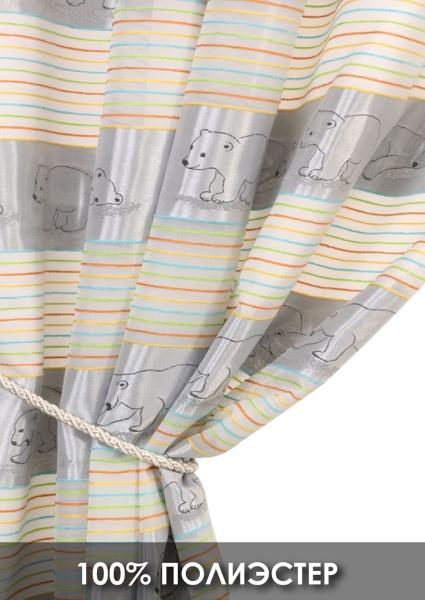 Комплект штор для детской "Мишки" 140х270/300х270 Комплект штор для детской "Мишки" 140х270/300х270