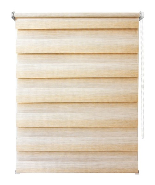 Рулонные шторы день ночь УЮТ Рафаэло цвет песочный Рулонные шторы день ночь УЮТ Рафаэло цвет песочный