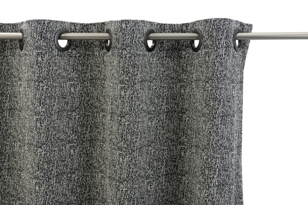 Штора на люверсах 200х260 см Ливит цвет черно-белый Штора на люверсах 200х260 см Ливит цвет черно-белый