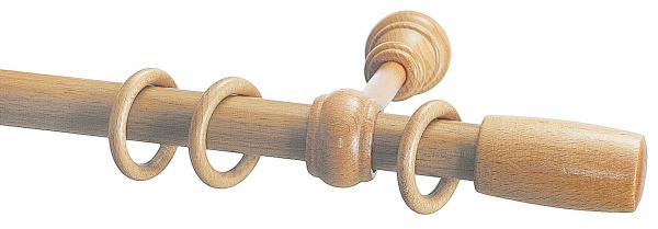 Карниз однорядный (Светлый дуб) D28, Цилиндр Карниз однорядный (Светлый дуб) D28, Цилиндр