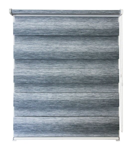 Рулонные шторы день ночь УЮТ Рафаэло цвет серо-голубой Рулонные шторы день ночь УЮТ Рафаэло цвет серо-голубой