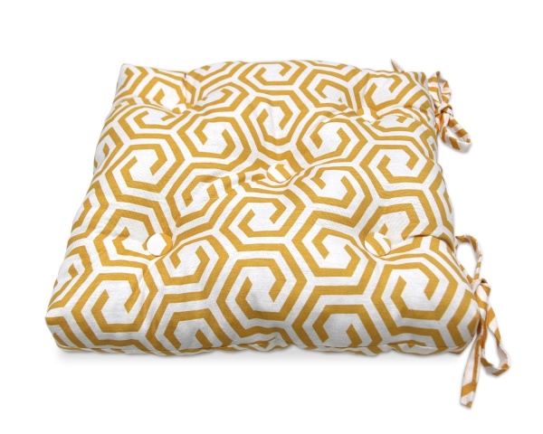 Подушка на стул с завязками 40x40 см Labyrinth с принтом Подушка на стул с завязками 40x40 см Labyrinth с принтом