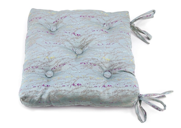 Подушка на стул с завязками 40x40 см Rosemary цвет синий Подушка на стул с завязками 40x40 см Rosemary цвет синий