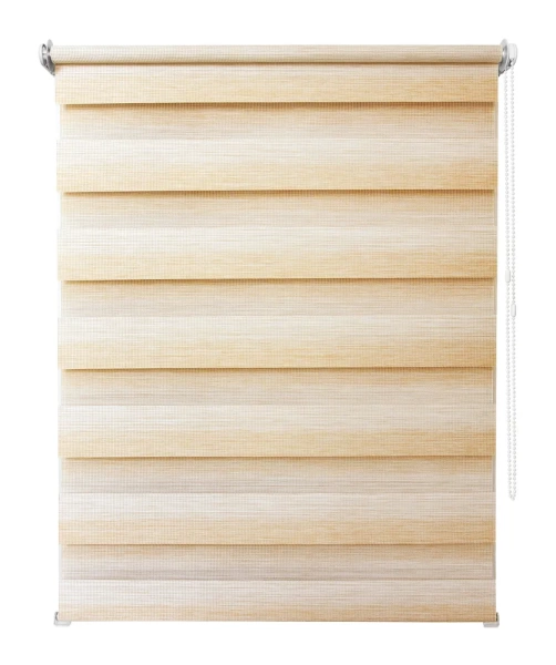 Рулонные шторы день ночь УЮТ Рафаэло цвет песочный Рулонные шторы день ночь УЮТ Рафаэло цвет песочный