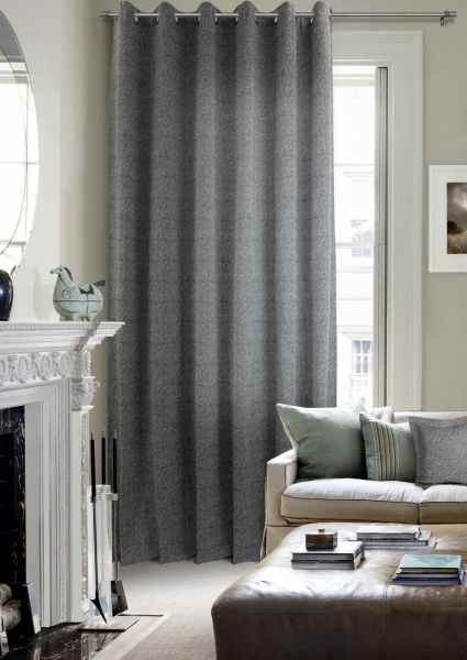 Штора на люверсах 200х260 см Ливит цвет темно-серый Штора на люверсах 200х260 см Ливит цвет темно-серый