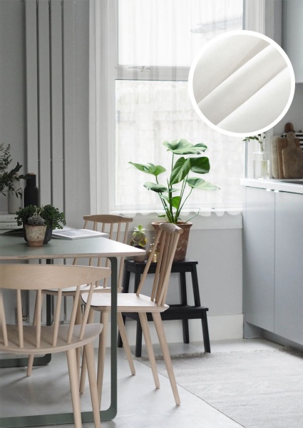 Тюль на тесьме "Миа" 140х150 белый Тюль на тесьме "Миа" 140х150 белый