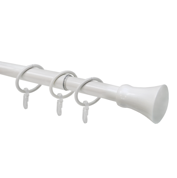 Карниз телескопический однорядный, металл, Гиро, Жемчуг, 160-320см Карниз телескопический однорядный, металл, Гиро, Жемчуг, 160-320см