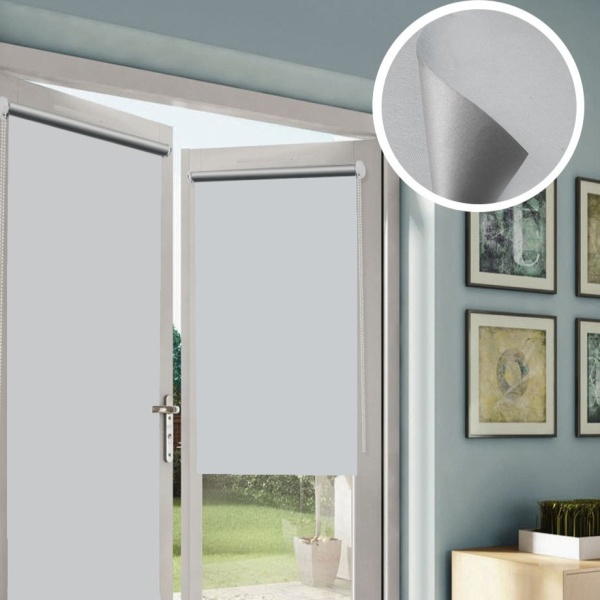 Рулонные шторы блэкаут отражающий Бланка для балконной двери Рулонные шторы блэкаут отражающий Бланка для балконной двери