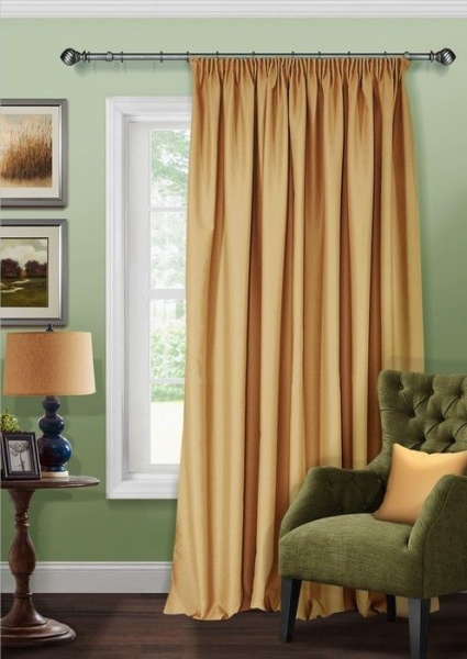 Штора на тесьме Блэкаут "Blackout-S" 200х280 оранжевый Штора на тесьме Блэкаут "Blackout-S" 200х280 оранжевый