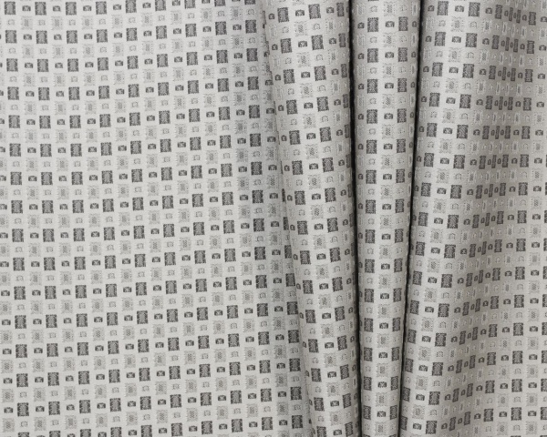 Портьера на тесьме "Morze" 200х270 серый Портьера на тесьме "Morze" 200х270 серый