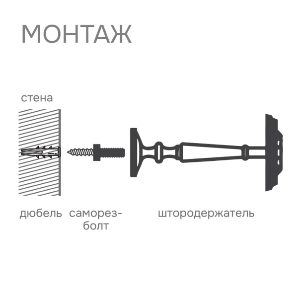 Штородержатель, Жемчуг, 2 шт. Штородержатель, Жемчуг, 2 шт.