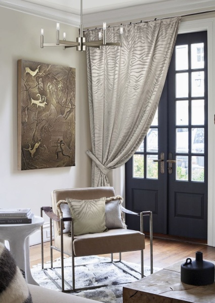 Штора на тесьме 136х270 см Dora с подхватом Штора на тесьме 136х270 см Dora с подхватом